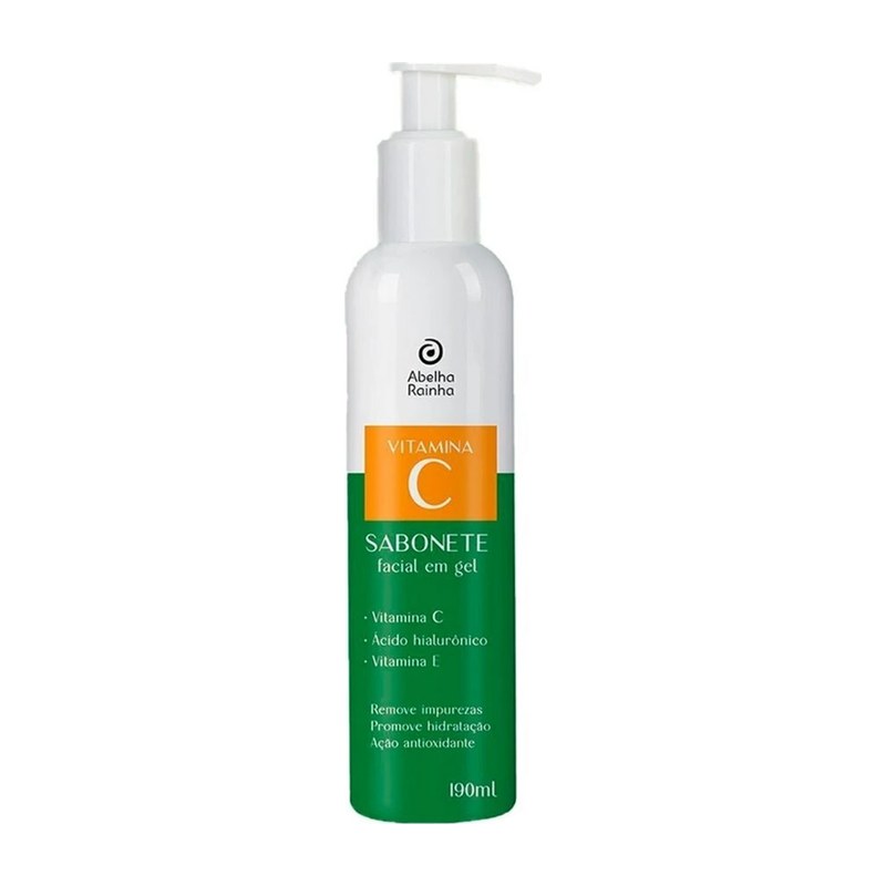 Sabonete Facial Vitamina C e Ácido Hialurônico — Abelha Rainha