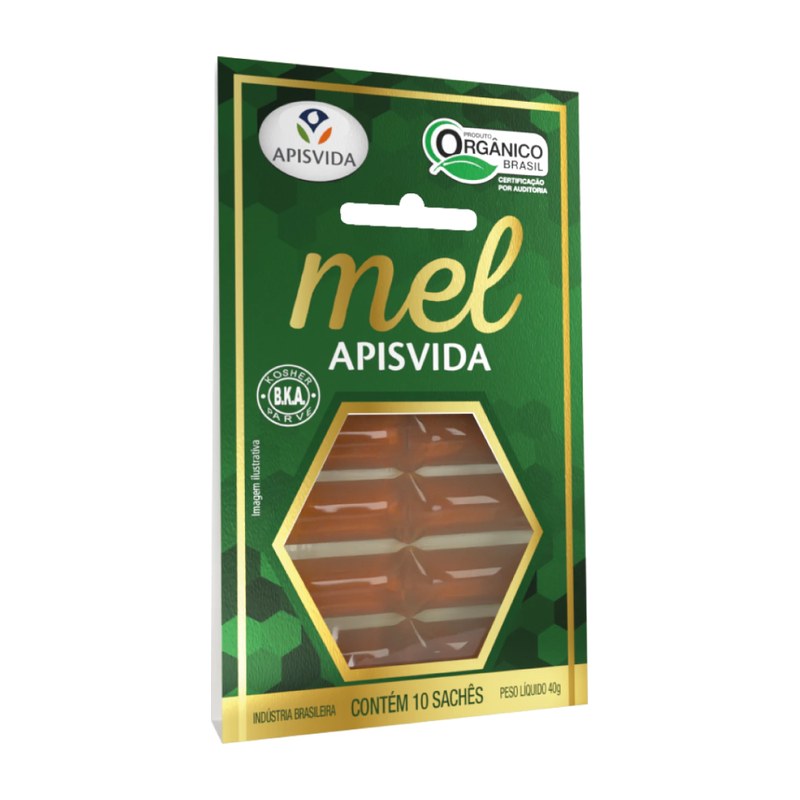 Mel Orgânico em Sachê — Apisvida