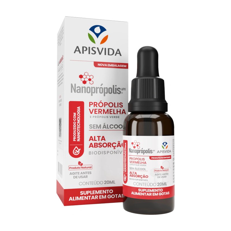 Nanoprópolis Extrato de Própolis Vermelho — Apisvida