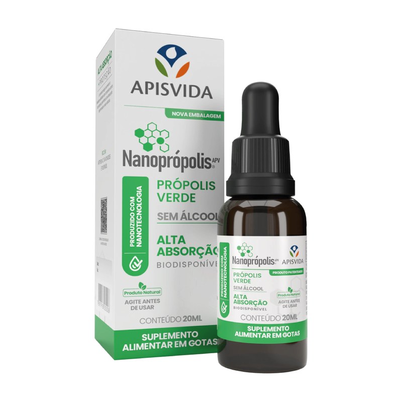 Nanoprópolis Própolis Verde em Gotas — Apisvida