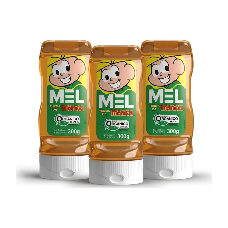 Mel Turma da Mônica orgânico, da Baldoni