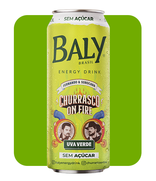 Baly Uva Verde Sem Açúcar