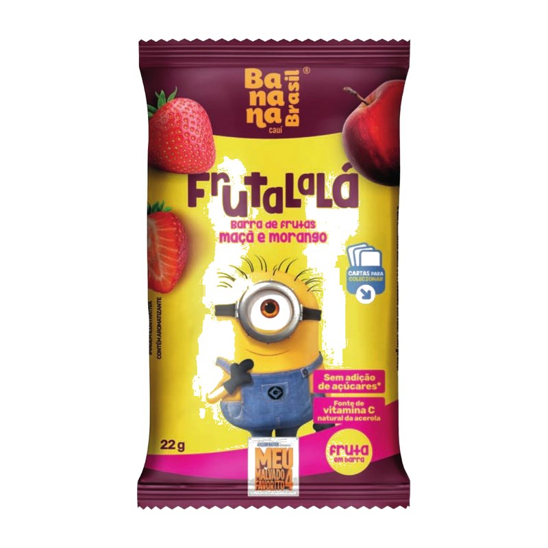 Frutalalá - Barra de Frutas Maçã e Morango — Banana Brasil