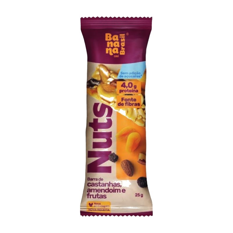 Nuts - Barra de Castanhas, Amendoim e Frutas — Banana Brasil