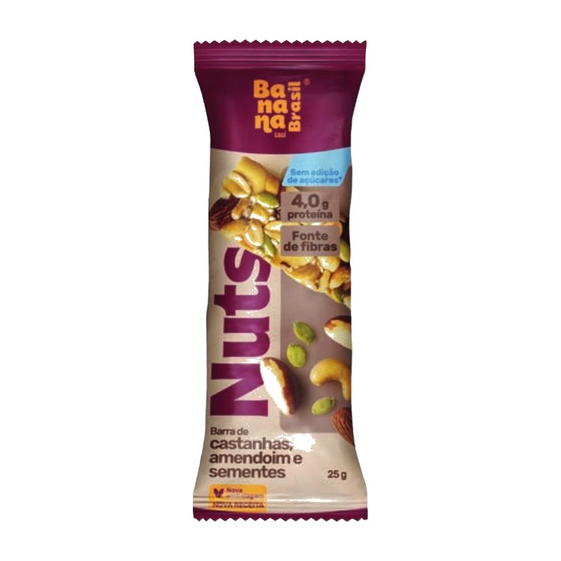 Nuts - Barra de Castanhas, Amendoim e Sementes — Banana Brasil