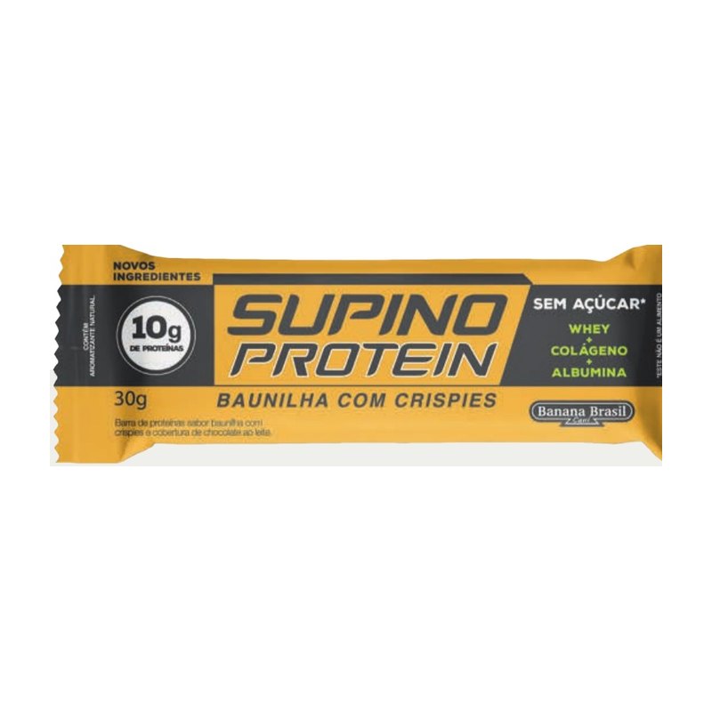 Supino Protein - Baunilha com Crispies — Banana Brasil