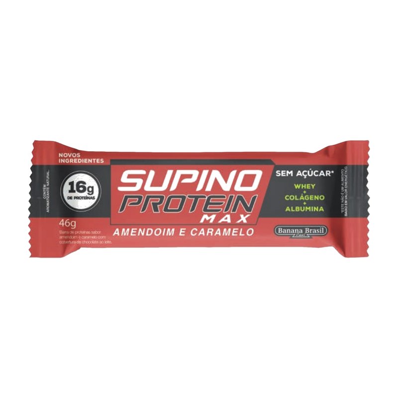 Supino Protein Max - Amendoim e Caramelo — Banana Brasil