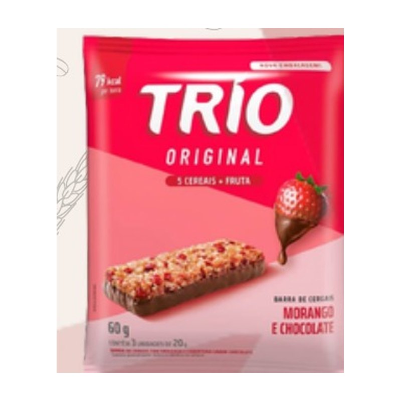 Trio Original Morango com Chocolate — Trio