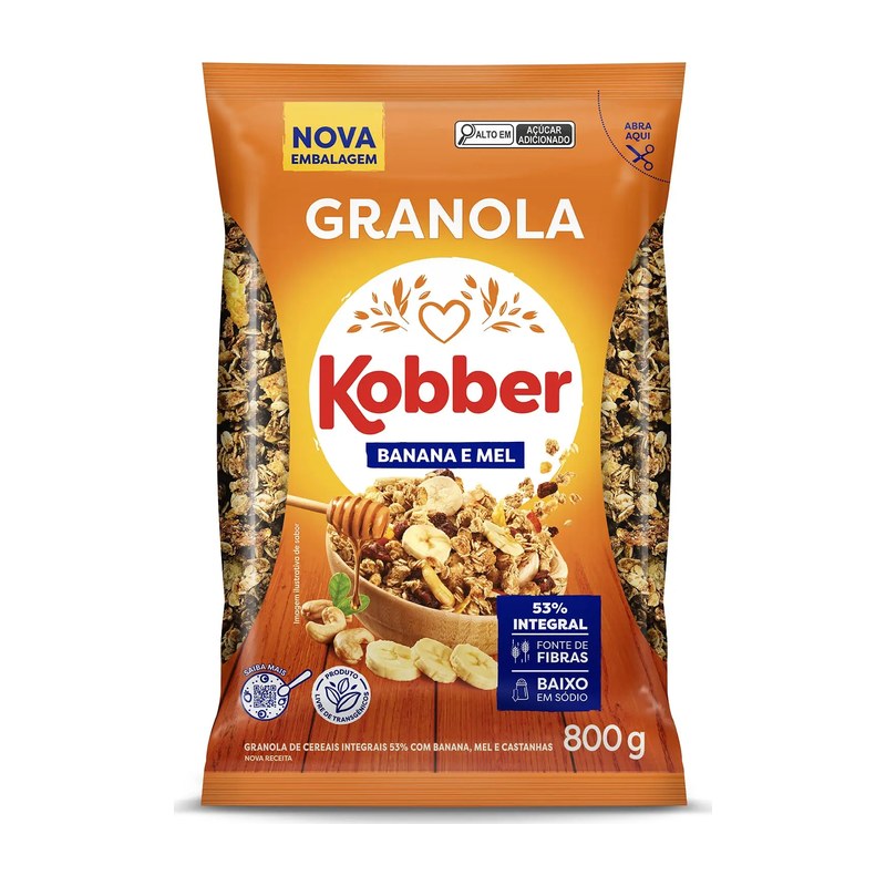 Granola Banana e Mel — Kobber