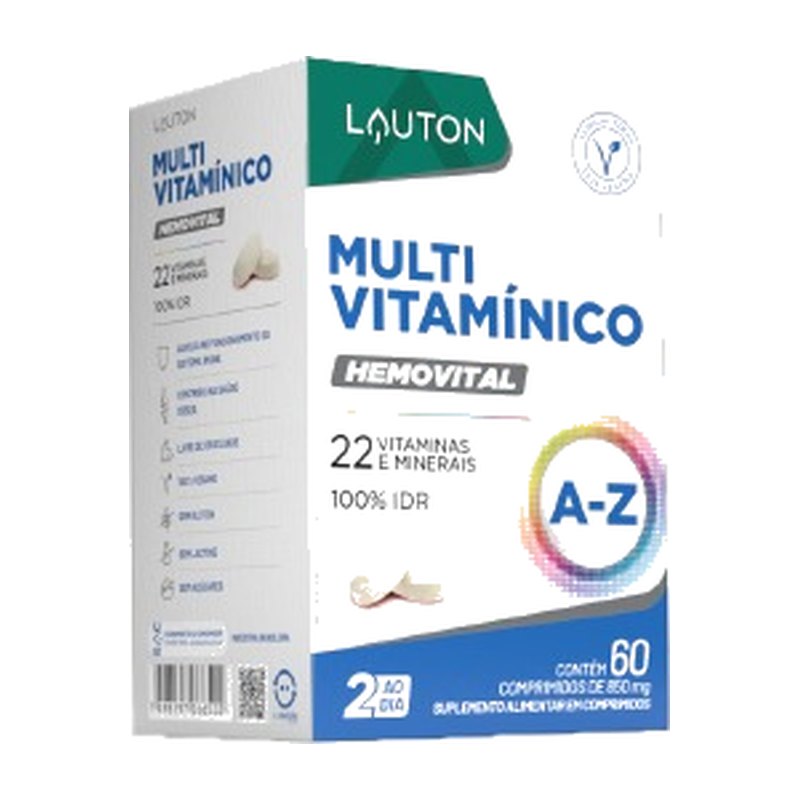 Multivitamínico Hemovital A-Z — Lauton