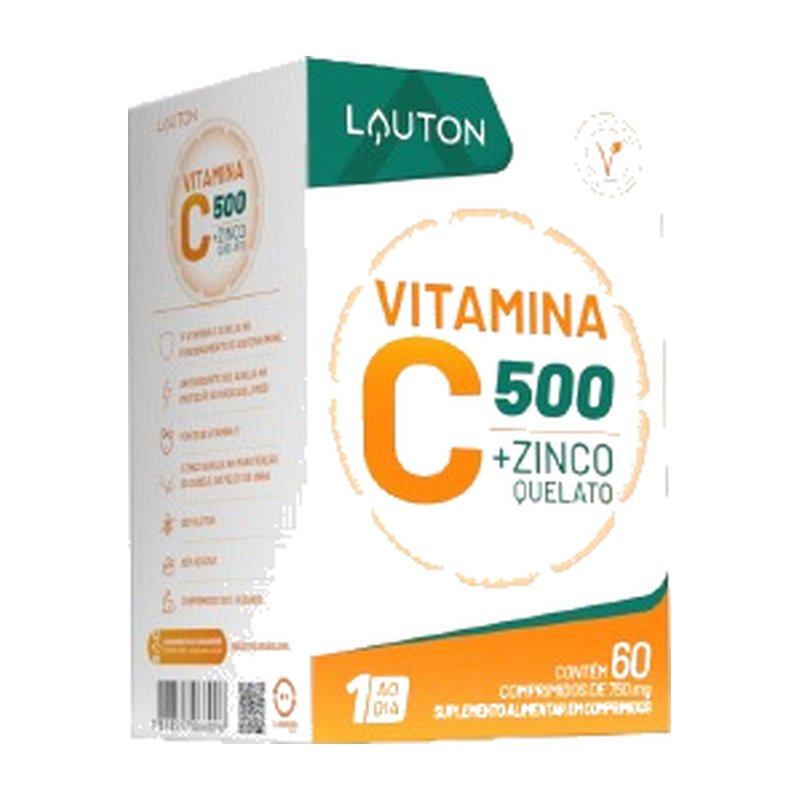 Vitamina C 500 + Zinco Quelato — Lauton
