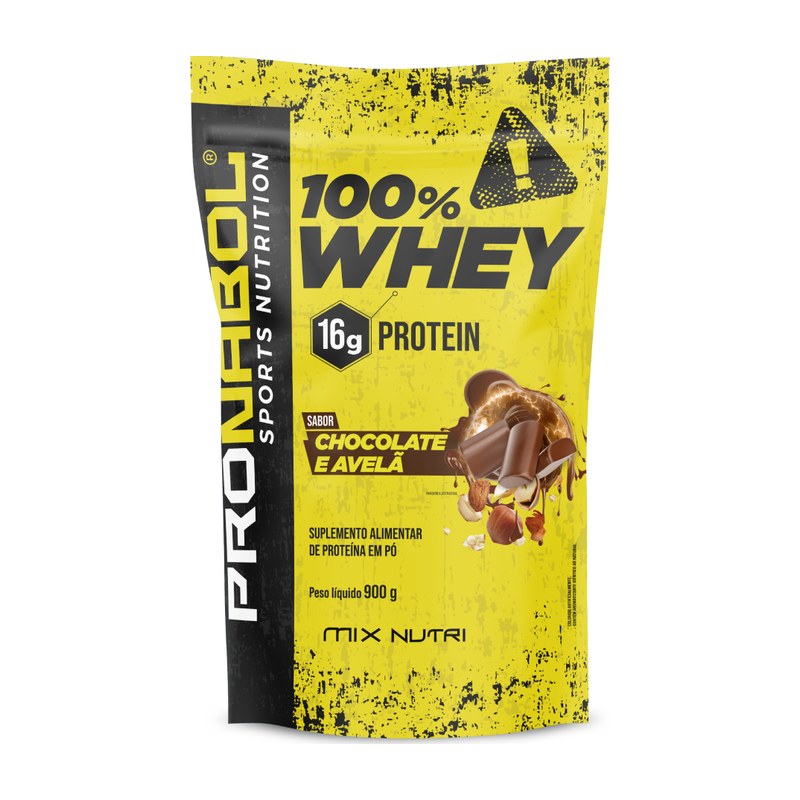 100% Whey Pronabol - Chocolate e Avelã — Pronabol