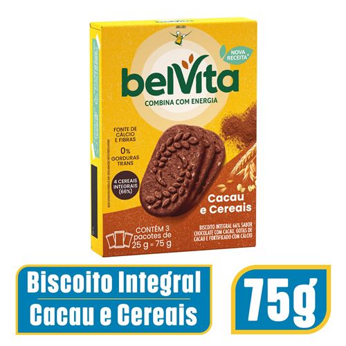 Biscoito BelVita Cacau e Cereais Multipack