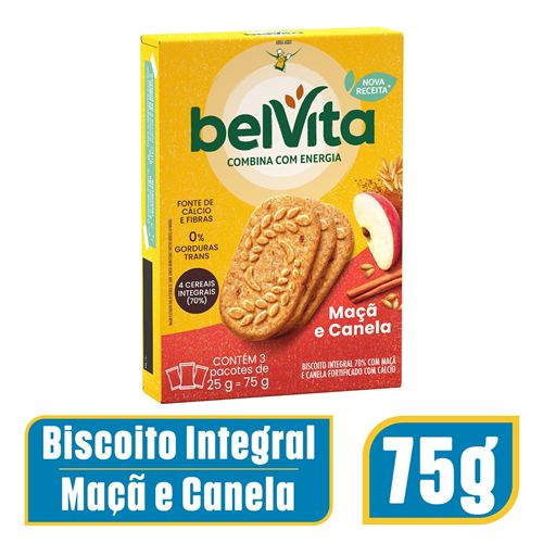 Biscoito BelVita Maçã e Canela Multipack