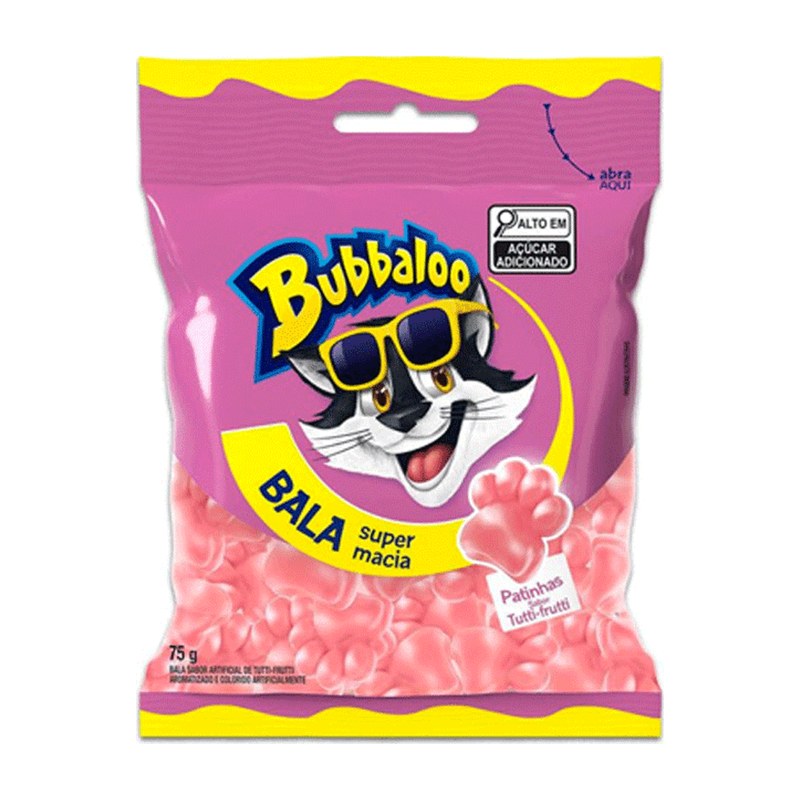 Bubbaloo Balas 75 g e 82,5 g — Mondelez