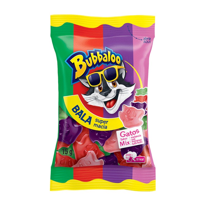 Bubbaloo Balas — Mondelez