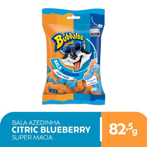 Bala Macia Bubbaloo Citric Blueberry Mix