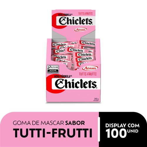 Goma de mascar Chiclets Tutti-Frutti