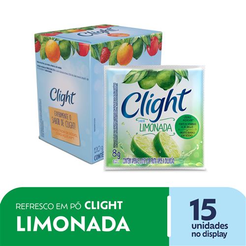 Refresco em Pó Clight sabor Limonada