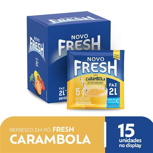 Refresco em Pó Fresh sabor Carambola