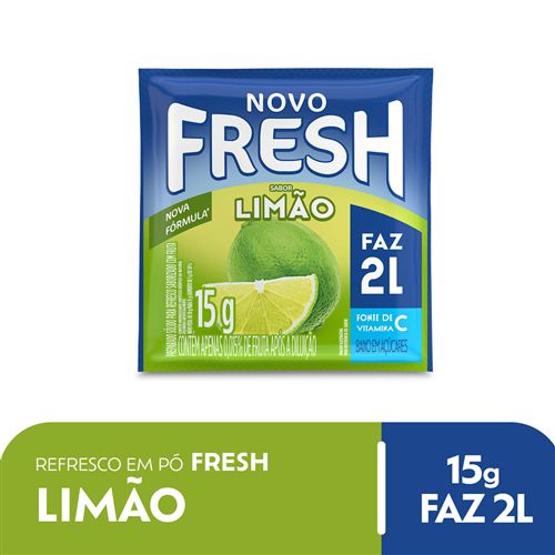 Refresco em Pó Fresh sabor Limão