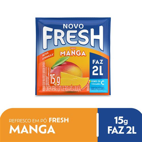 Refresco em Pó Fresh sabor Manga