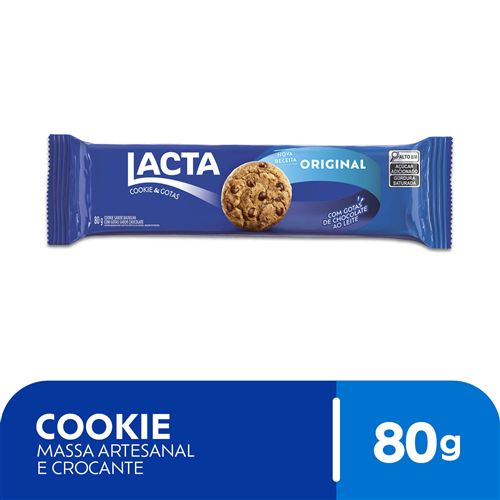 Biscoito Lacta Cookie ao Leite