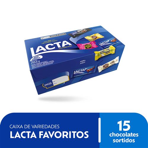 Caixa de Variedades Favoritos Lacta