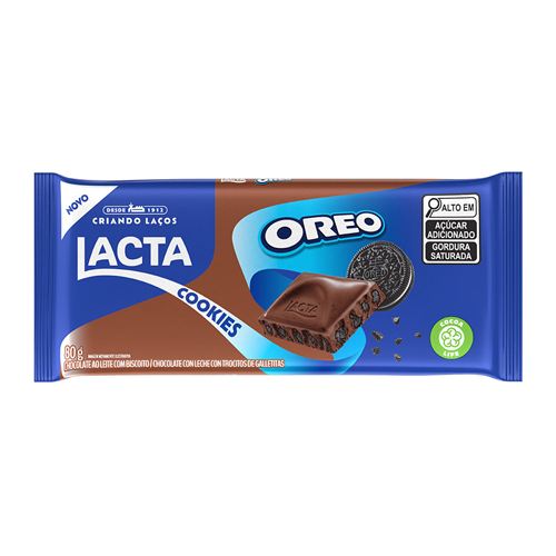 Chocolate Lacta ao Leite Oreo Cookies