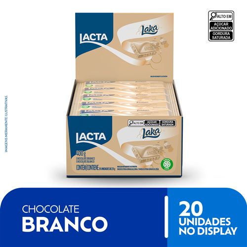 Chocolate Lacta Branco Laka