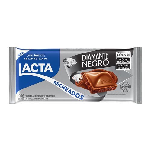 Chocolate Lacta Diamante Negro Recheado