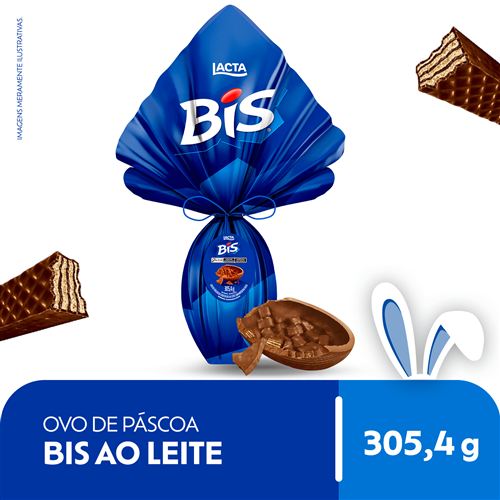 Ovo de Páscoa Bis Ao Leite