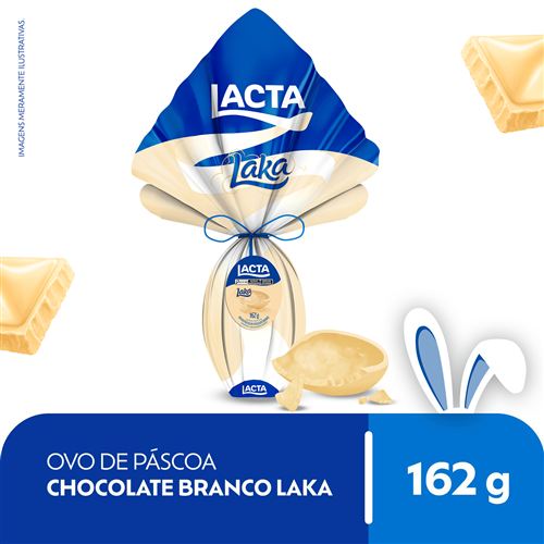 Ovo de Páscoa Lacta Laka Chocolate Branco