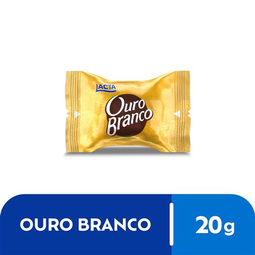 Wafer Recheado Ouro Branco sabor Chocolate Branco
