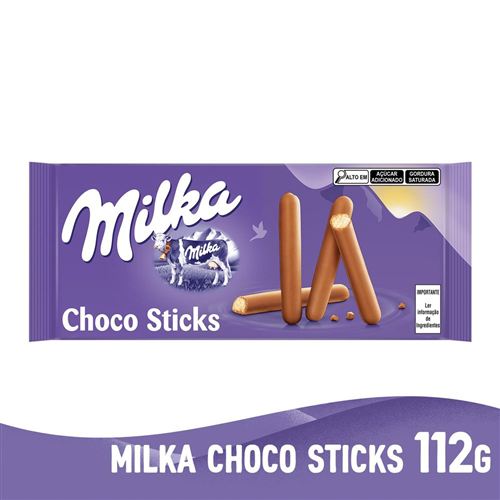 Biscoito Milka Palito de Chocolate