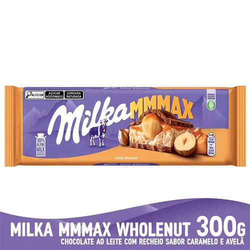 Chocolate Milka Caramelo e Nuts