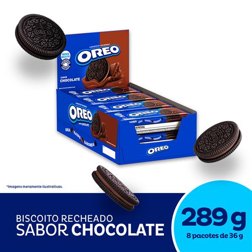 Biscoito Recheado Oreo Chocolate