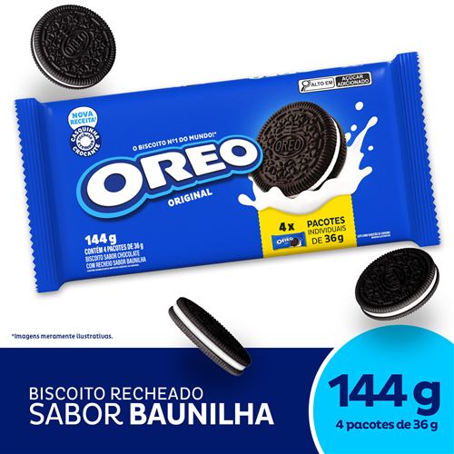 Biscoito Recheado Oreo sabor Original Multipack