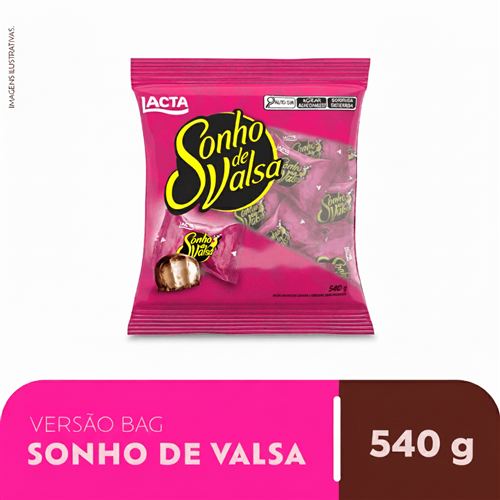 Wafer Recheado Sonho de Valsa sabor Chocolate
