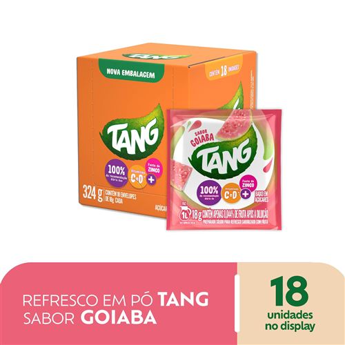 Refresco em Pó Tang sabor Goiaba