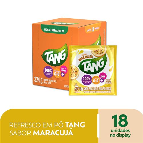 Refresco em Pó Tang sabor Maracujá