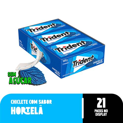 Chiclete Trident Hortelã