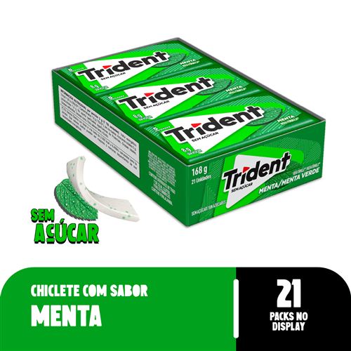 Chiclete Trident Menta