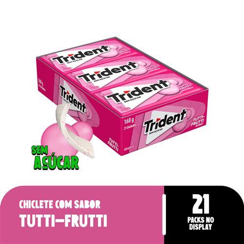 Chiclete Trident Tutti-frutti