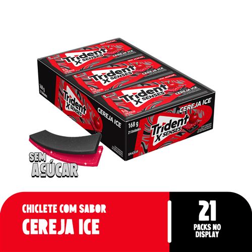 Chiclete Trident XSenses Cereja