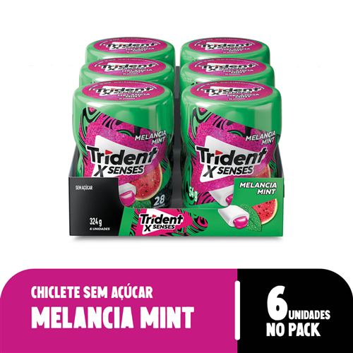 Chiclete Trident XSenses Melancia Mint