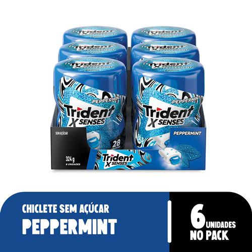 Chiclete Trident XSenses Peppermint