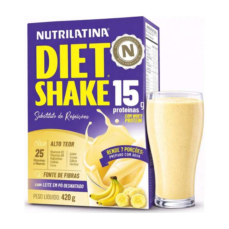 Diet Shake Banana Nutrilatina — Nutrilatina
