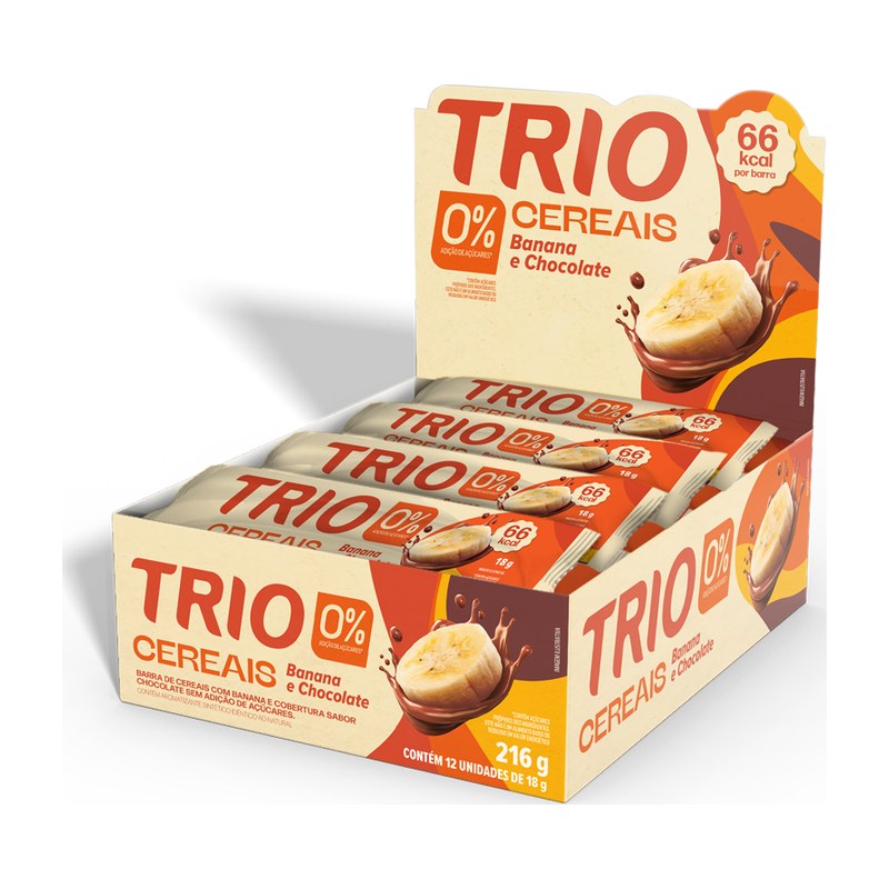 Trio Zero Banana com Chocolate — Trio