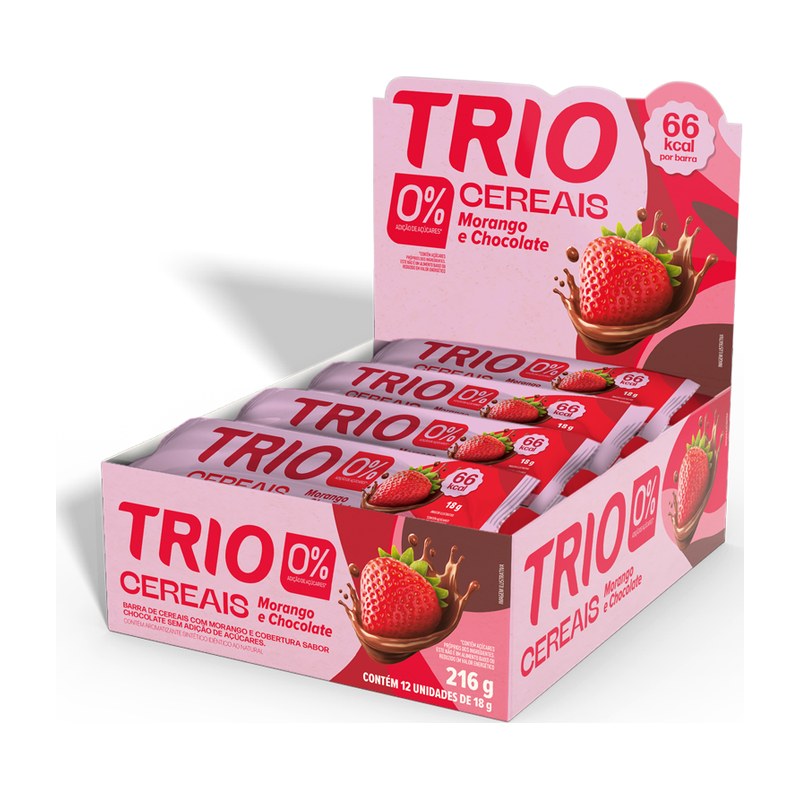 Trio Zero Morango com Chocolate — Trio